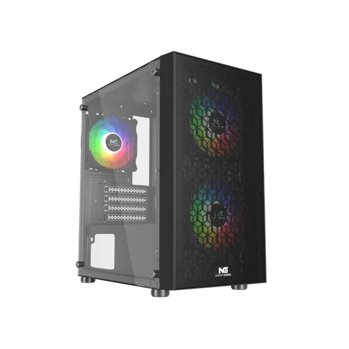 Starter gamer pc med Intel i5 og GTX 1050 – kompakt gamer-PC med LED-lys