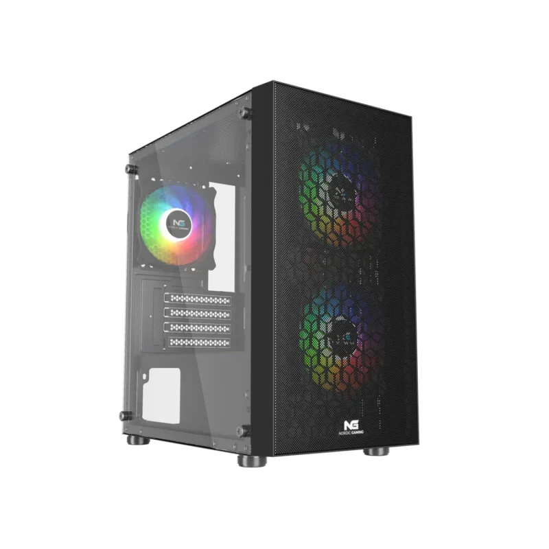 Starter gamer PC med i5 og RTX 5050 i RGB-kabinet