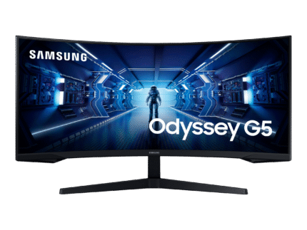 Samsung Odyssey G5 34" UltraWide buet gaming skærm med 165Hz og HDR10