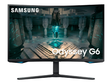 Samsung Odyssey G6 32" buet gaming skærm med QHD, 240Hz og HDR600
