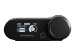 Sort lydinterface til streaming og gaming – med volumenkontrol og inputs
