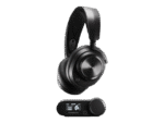 Gaming headset med mikrofon – sort over-ear model
