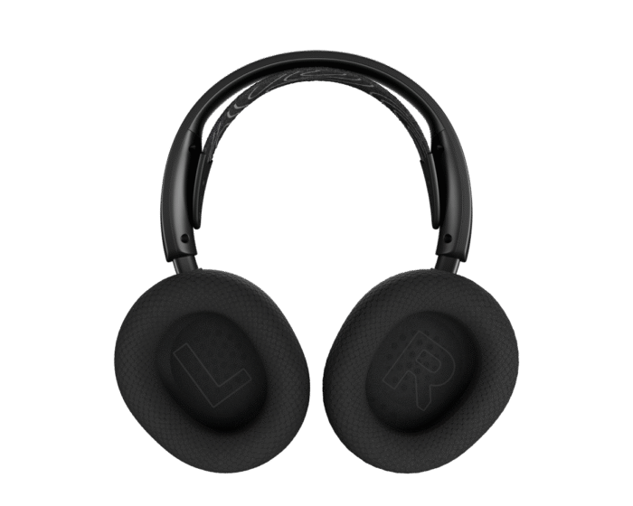 SteelSeries Arctis Nova 5 gaming headset set oppefra – visning af ørepuder og hovedbøjle