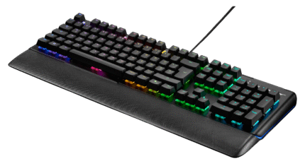 Erazer Supporter X20 gaming tastatur med Cherry MX Red switches og RGB-lys