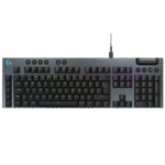 Logitech G915 X Wired gaming tastatur med RGB, GL Tactile switches og USB-C forbindelse