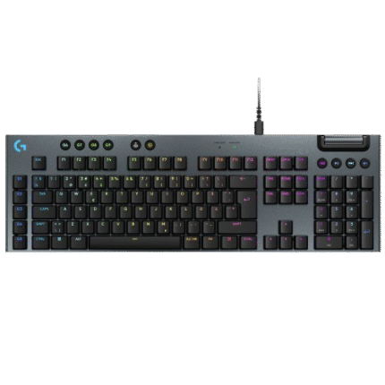 Logitech G915 X Wired gaming tastatur med RGB, GL Tactile switches og USB-C forbindelse