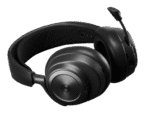 Sort trådløst headset med mikrofon – over-ear model