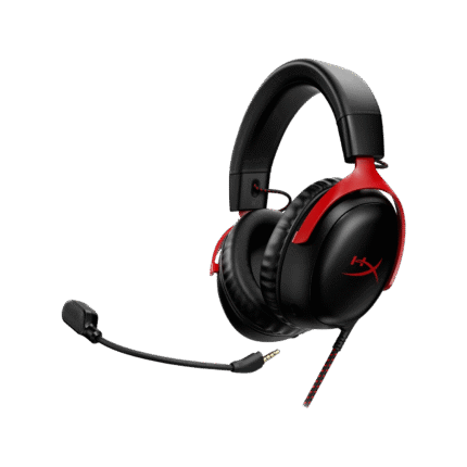 HyperX Cloud III gaming headset sort/rød – kablet USB & 3,5 mm