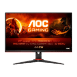 AOC 27” gaming skærm med IPS-panel, 165Hz og 1ms responstid