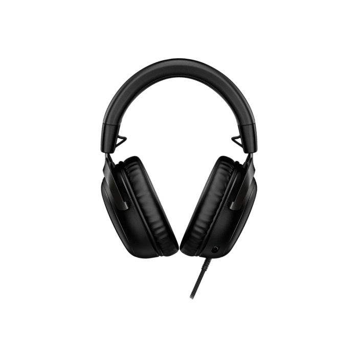 HyperX Cloud III gaming headset forfra – kablet med USB & 3,5 mm