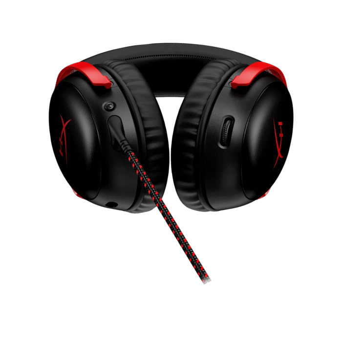 HyperX Cloud III gaming headset sort/rød – tilslutningsmuligheder (USB & 3,5 mm)