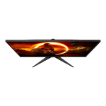 Slank AOC gaming skærm set ovenfra