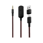 HyperX Cloud III gaming headset sort/rød – aftagelig mikrofon og kabler (USB & 3,5 mm)