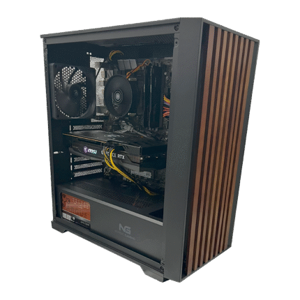 Gamer Deal Gamer PC – i5-9600K • RTX 3060 • 16GB • 476GB SSD – Nordic Gaming Ratatosk skråt forfra