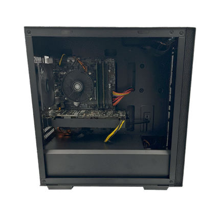 Gamer Deal Starter PC – i5-6400 • GTX 1060 • 16GB • 1TB HDD + 120GB SSD – sideview