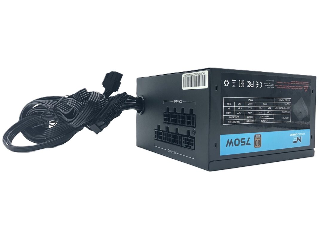 Nordic Gaming NGP-1181 – 80 Plus Bronze – 750W – Semi-modulær
