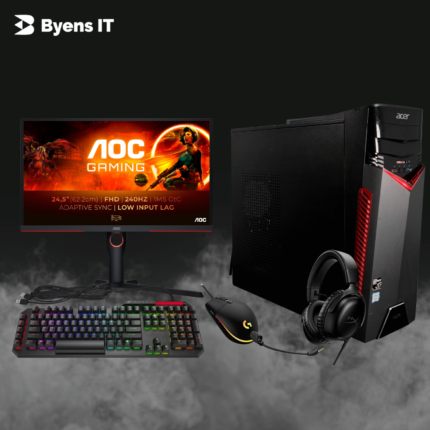 Brugt E-sport Gamer Pakke – Intel i5 • RTX 2060 • 16 GB RAM • 480 GB SSD