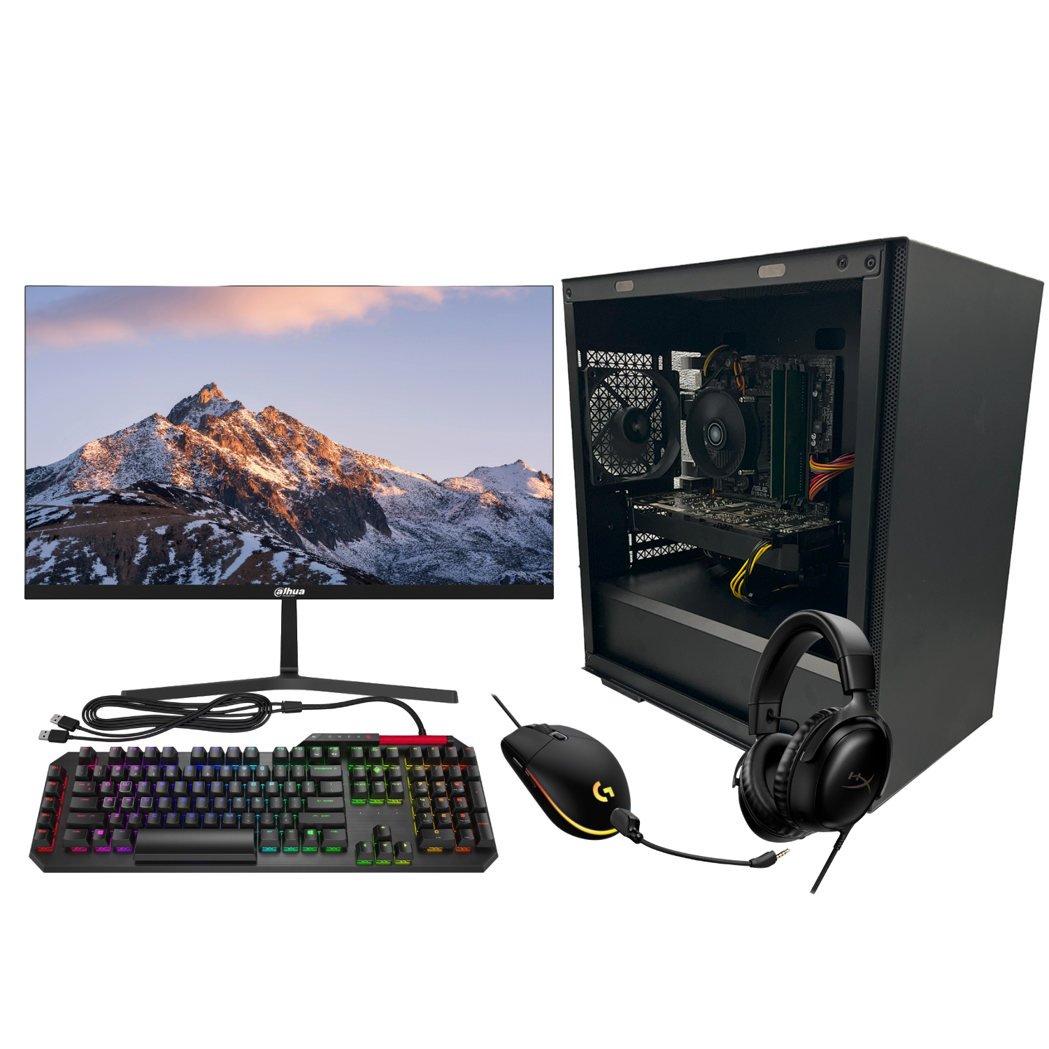 Refurb Starter Gamer Pakke – Ryzen 5 5500 • GTX 1660 6GB • 16 GB RAM • 480 GB SSD