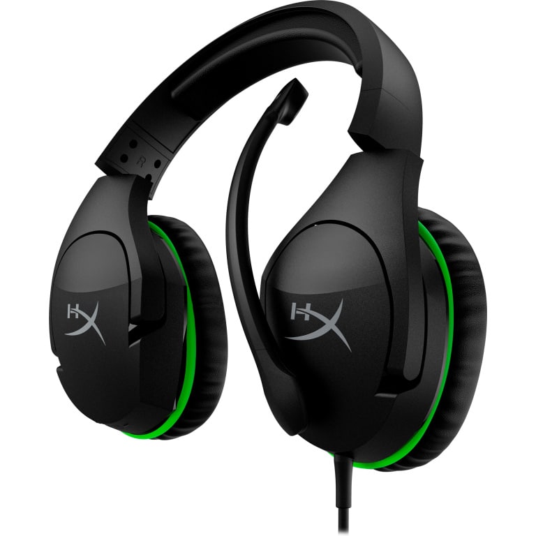 HP HyperX CloudX Stinger – gaming-headset (sort-grøn) - Xbox